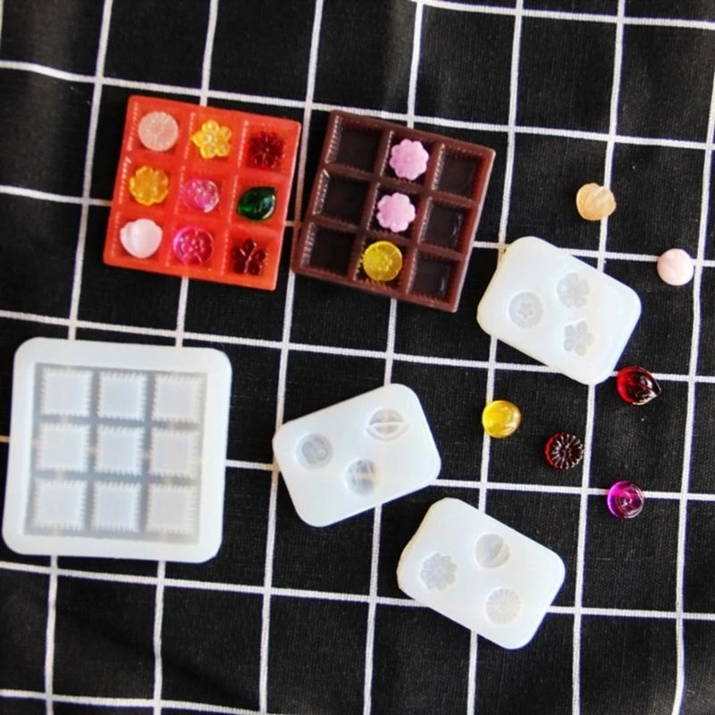 Creative Silicone Molds For DIY Miniature Pastry Storage Box And Art Projects