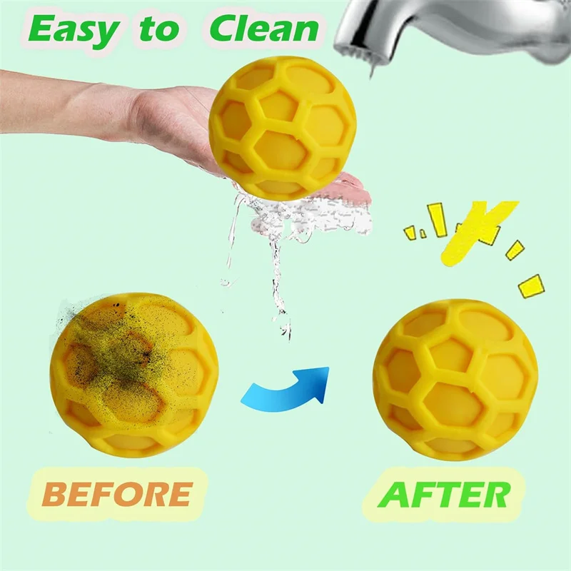 Honeycomb Mesh Stress Balls Taba Squishy Stress Toys Tennis Colored Kneading Dough Ball Slow Rising Squeeze Balls Party Favor