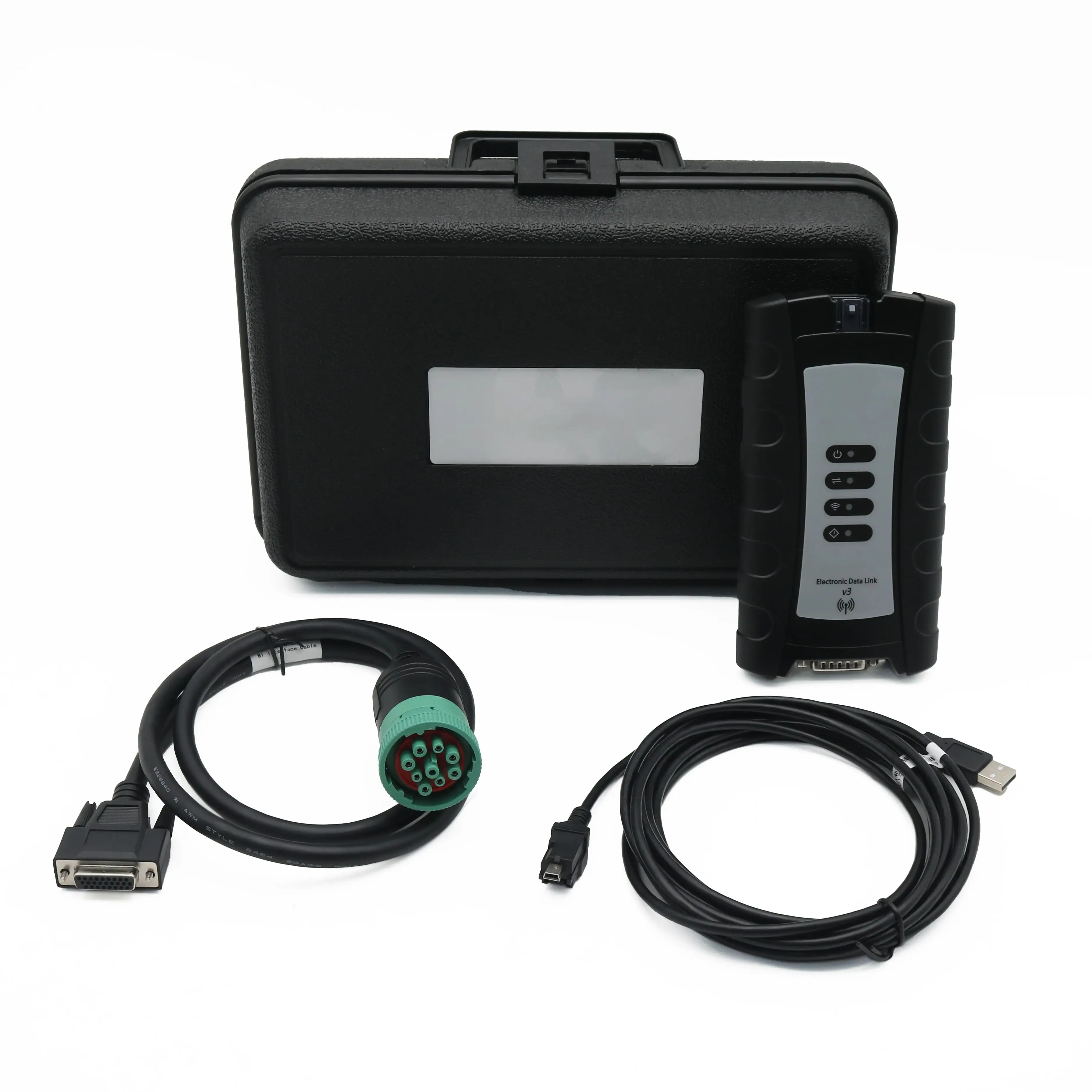 For John Deere EDL V3 Interface and Service Advisor Electronic Data Link Diagnostic Tool Tractor Chain Tool Kit V5.3.225 AG + CF