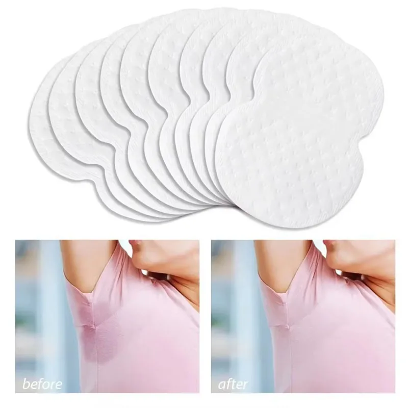 10-100Pcs Unisex Sweat Pads Summer Deodorants Underarm Anti Perspiration Sweat Pads Disposable Armpit Absorb Useful Shield Pads