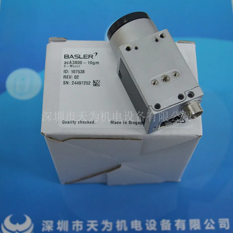 [Original/one-year Warranty] BASLER AcA3800-10gm Industrial Camera For Physical Photography