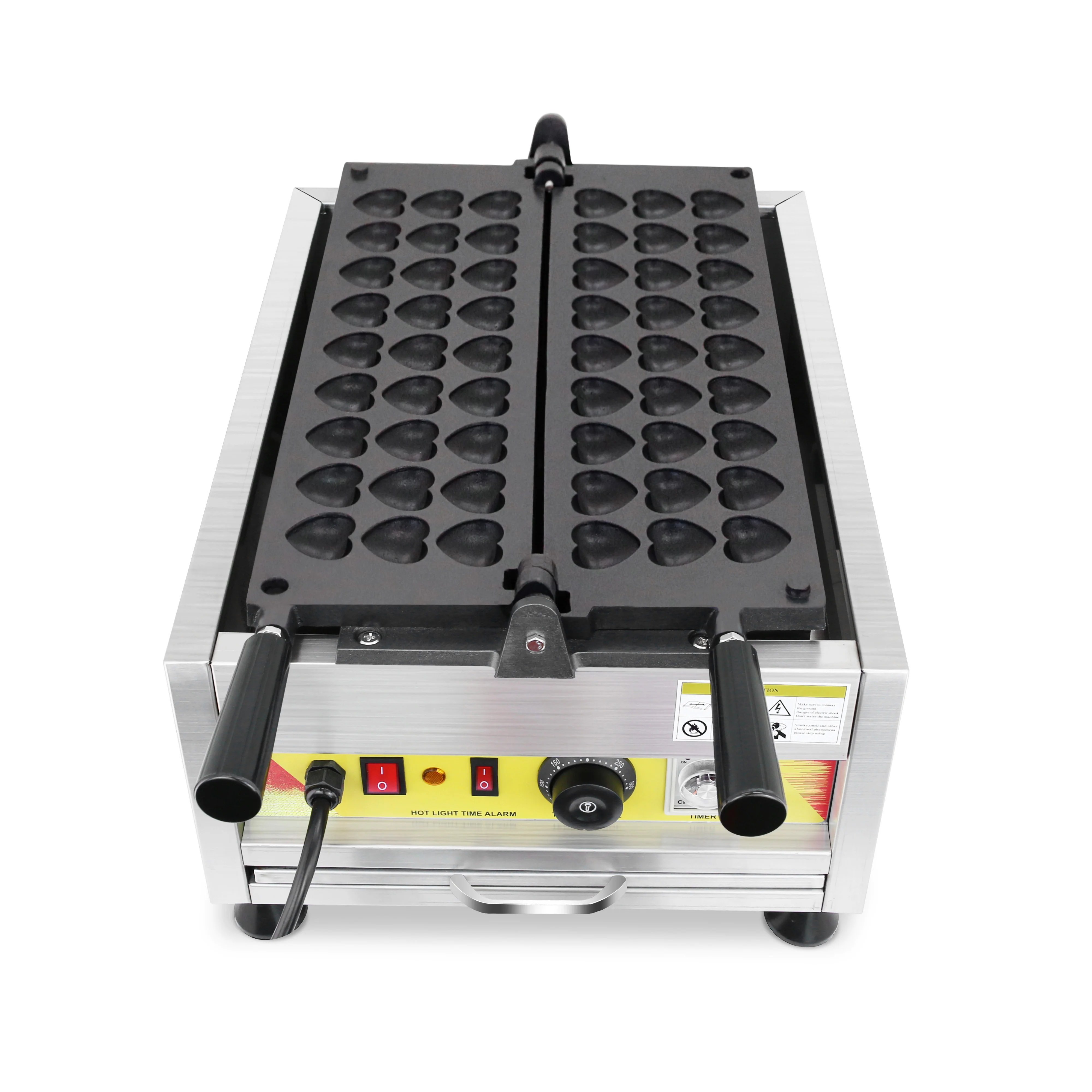 110V/220V Electric Sponge Cake Egg Waffle Machine Commercial heart shape biscuit cookies street fast food machine