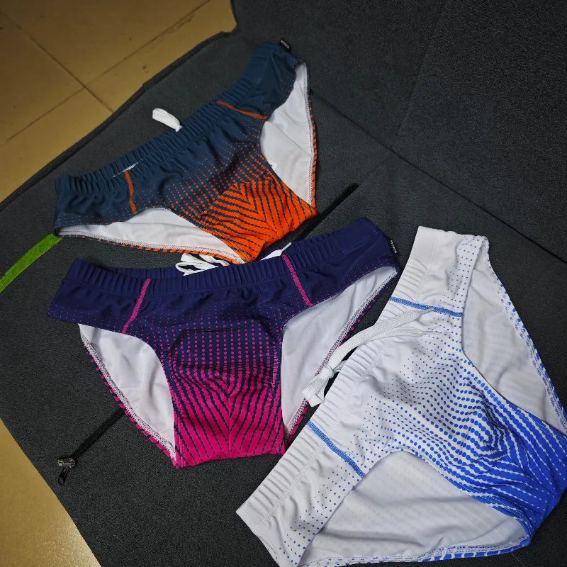 2026 real shot original 230902 Summer new men's briefs cross-border hot spring seaside swimming trunks