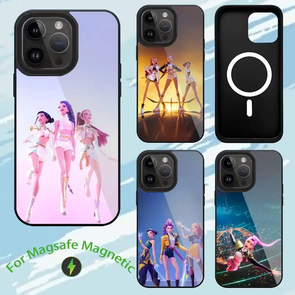 

D-Demon H-Hunters Phone Case For iPhone17,16,15,14,13,12,11,Plus,Pro,Max For Magsafe Wireless Charging cover