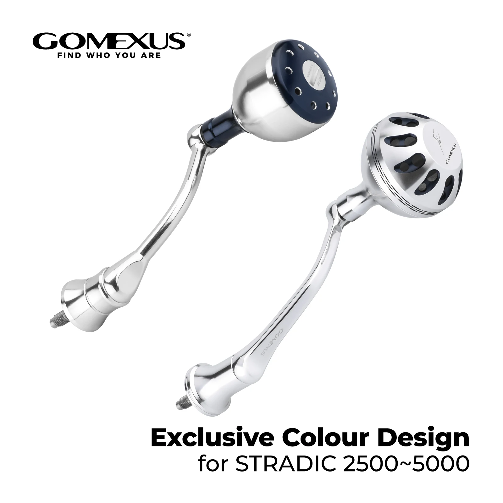 Gomexus Spinnrolle-Griff Kompatibel mit Shimano-Rolle Stradic Predator Barsch-Köderangeln Leichtes Jigging Salzwasser-Angelgriff – Detail 2