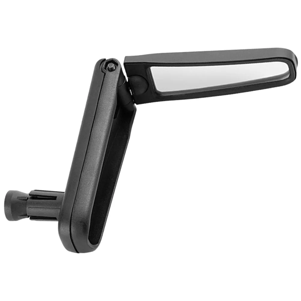

Folding Rearview Mirror Handlebar Plug for Mountain Road Bike Lightweight Acrylic Bike Mirrors Black Cycling Accessories Ebike