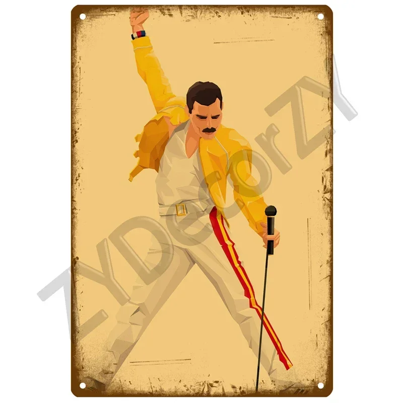 Retro Rock Zinn Zeichen Pd Plakat Metall Zeichen dekorative Zauberstab Platte Küche Plakette Metall Vintage Dekor Zubehör