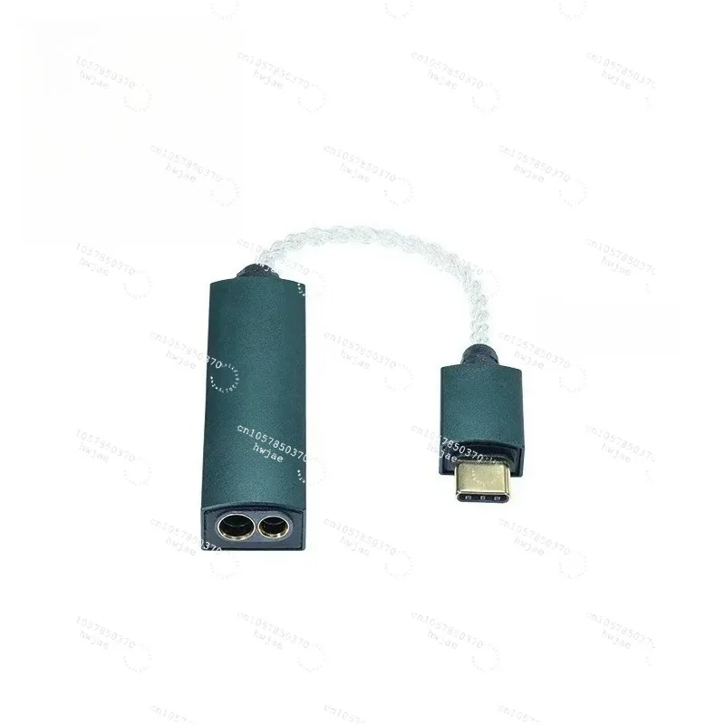 Portable USB Balanced DAC Headphone Amplifier,  Audio Dongle with Dynamic Enhancement, USB-C to 3.5mm & 4.4mm Audio Decoder
