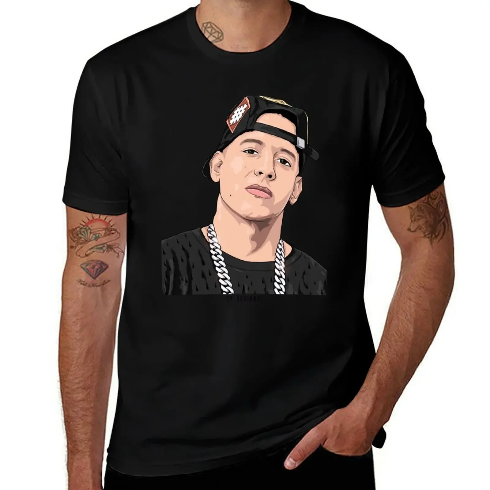 

Daddy Yankee T-Shirt croswit shirt man Luxury man shirts men graphic