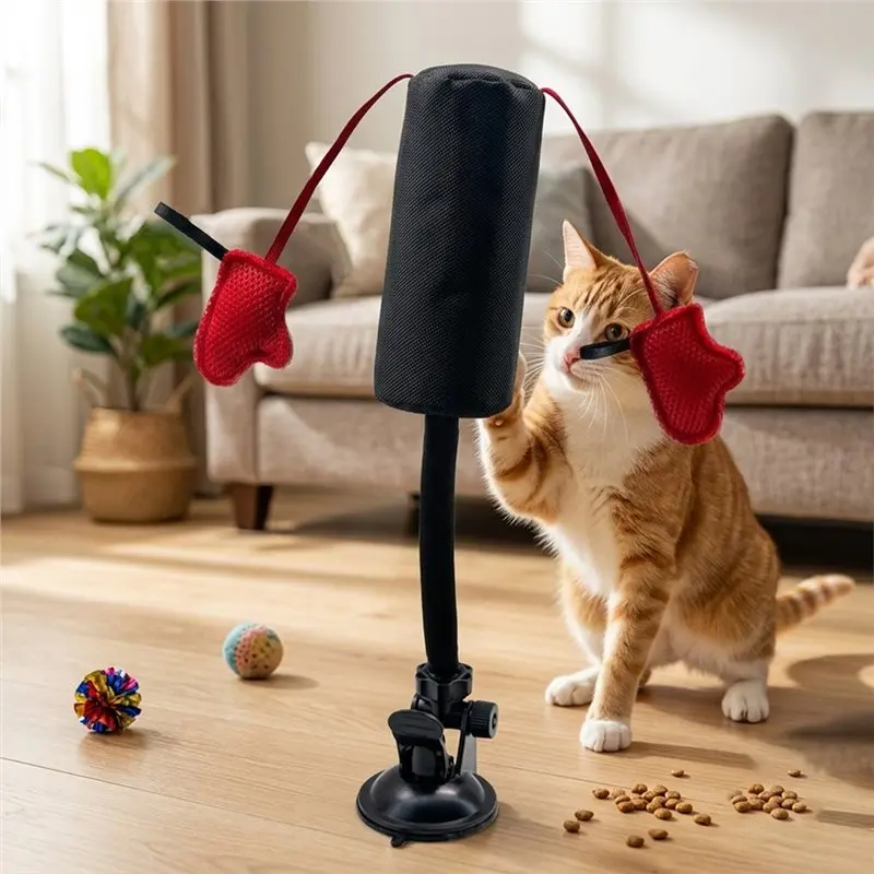 PHFU-New Cat Boxing Cat Boxing For Boxing And Self-Relaxation Interactive Cat Fun