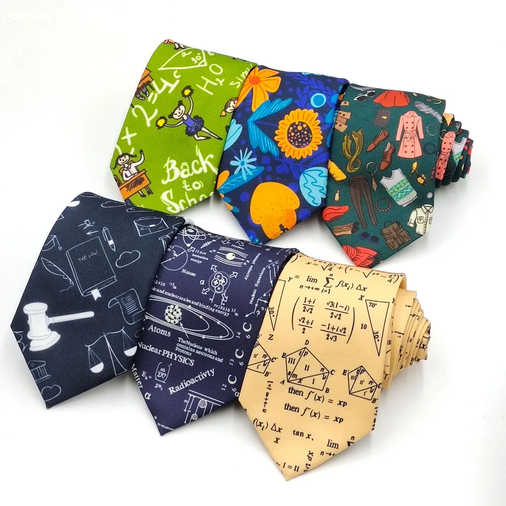 

Mens Ties 8cm Floral Novelty Design Party Business Fashion Blue Yellow Printing Solid Necktie Gravatas Designer