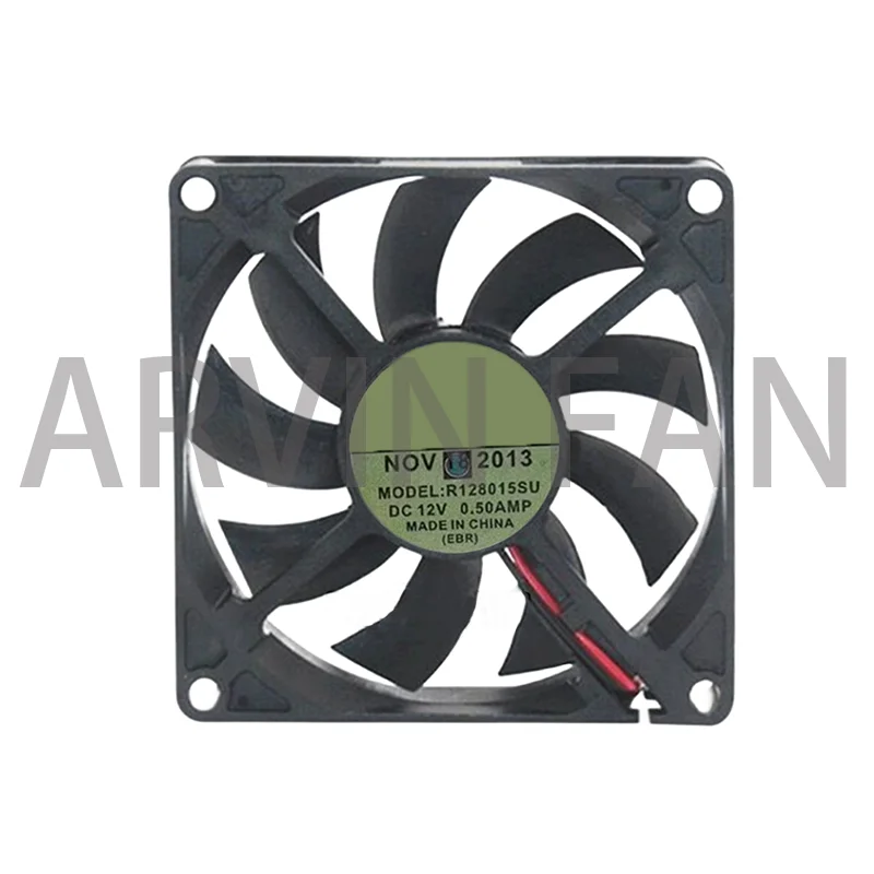 R128015su Dc 12V 0.50amp 80X80X15Mm 2-draads Server Koelventilator