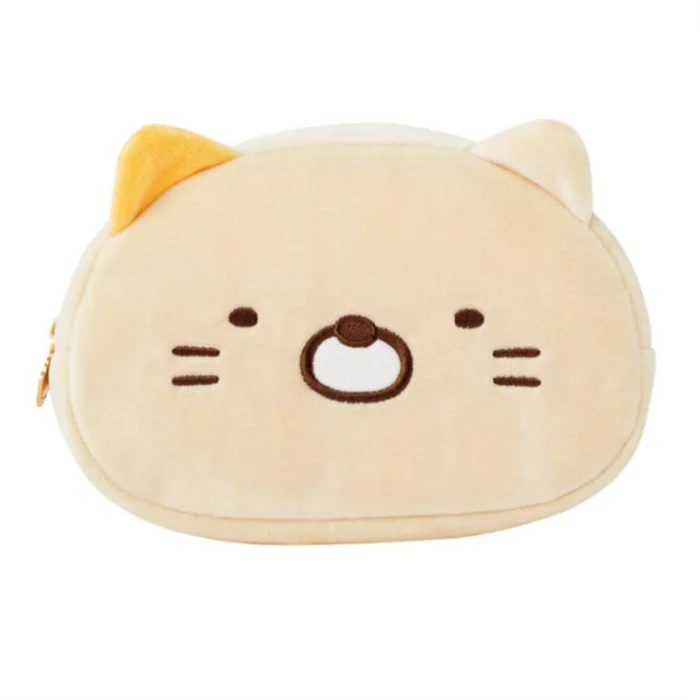 Sumikko Gurashi Plush Makeup Bag Storage Organizer Bear Cat Kawaii Cute Travel Cosmetic Bags Make Up Pouch Beauty Vanity Case