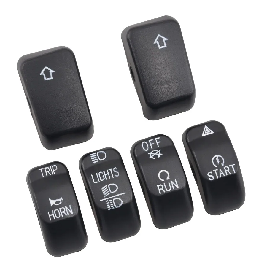 Motorcycle Hand Control Switch Housing Buttons Cover Caps Accessories For Harley Sportster Dyna Softail Street CVO Fat Boy FLSTF