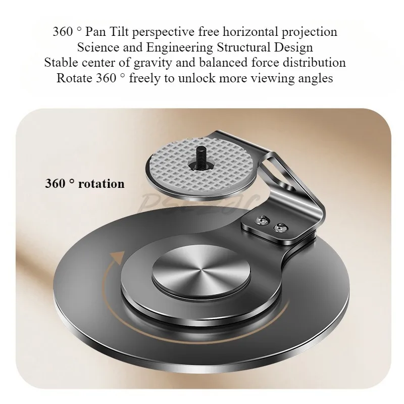 Projector bracket metal placement household bracket wall mounted without drilling desktop 360 degree rotatable bracket