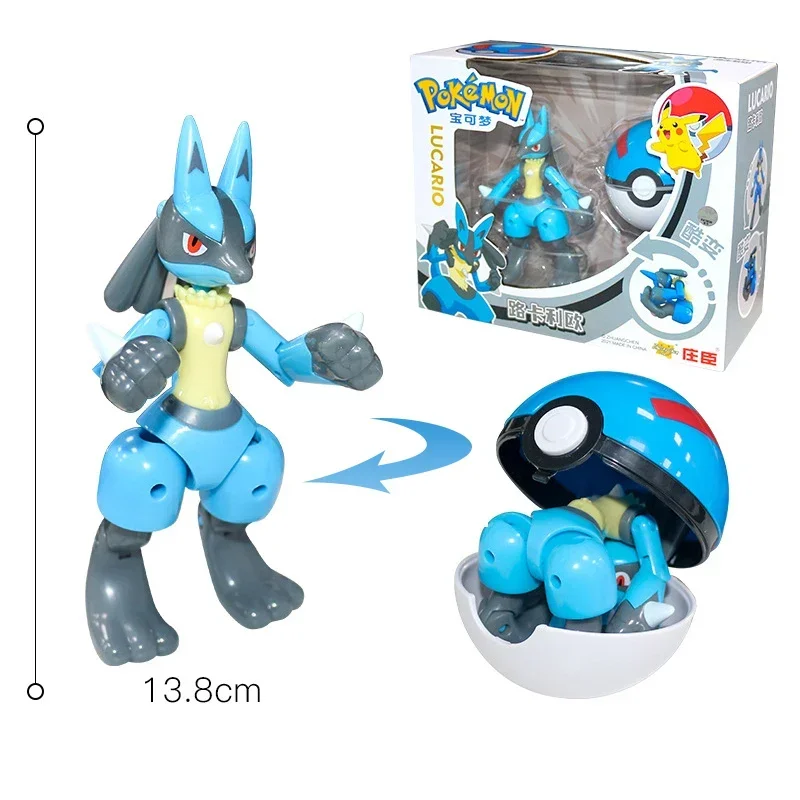 Original Pokémon-Ball-Verwandlungsspielzeug Psyduck Figur Pikachu Mewtwo Gyarados Taschenmonster Pokeball Actionfigur Dragonite – Detail 13