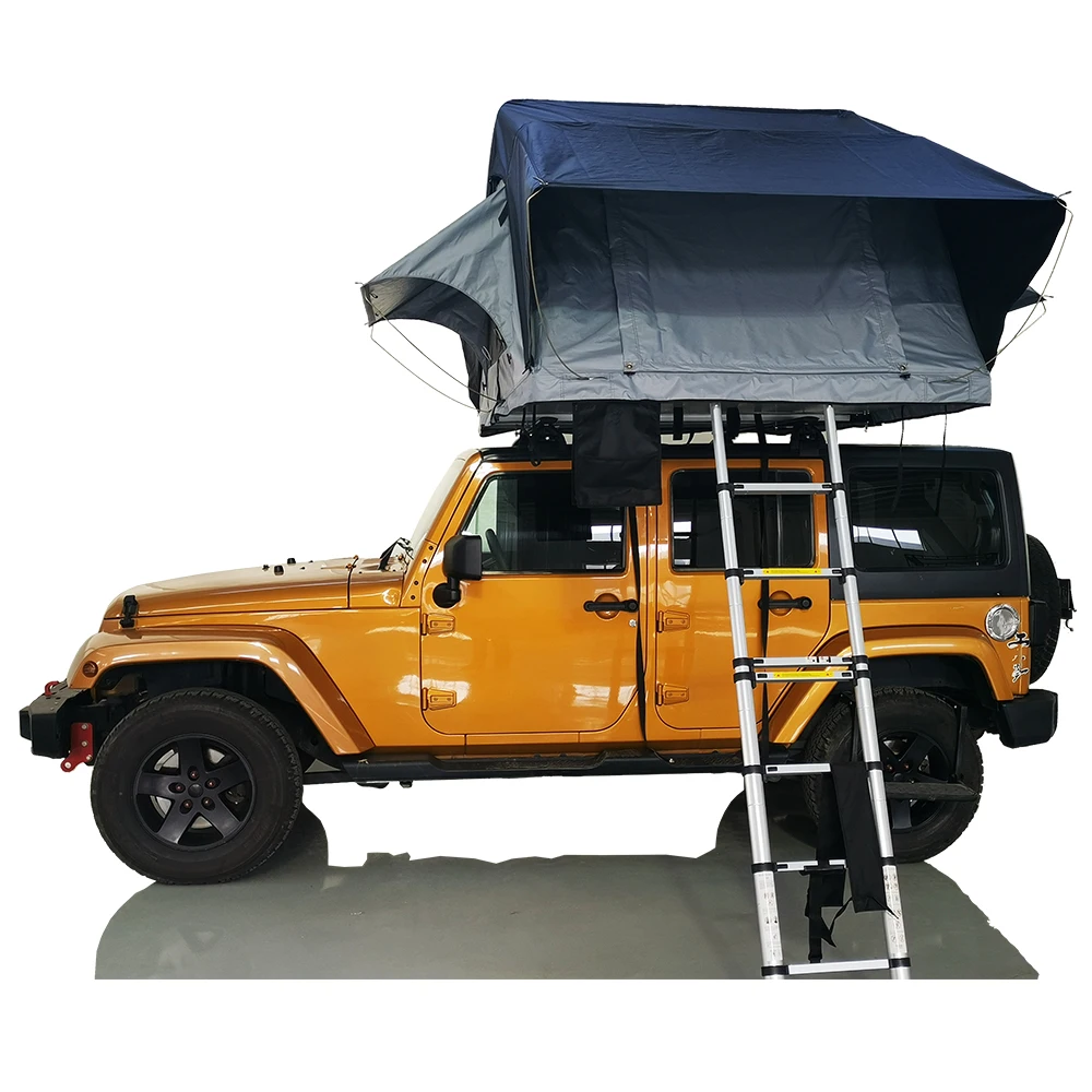 2023 Best Roof Top Tent Vehicle Side Awning Car Trailer Roof Top Tent 4 Person Tent for SUV With Rack