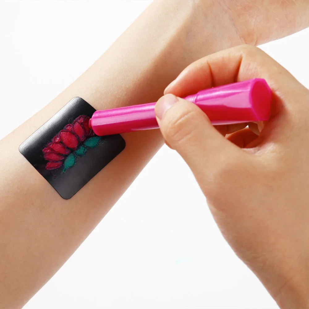 Face Color Fluorescent 6-Color Body Painting Halloween Sports Games Festival Water Makeup Party Facial Crayon