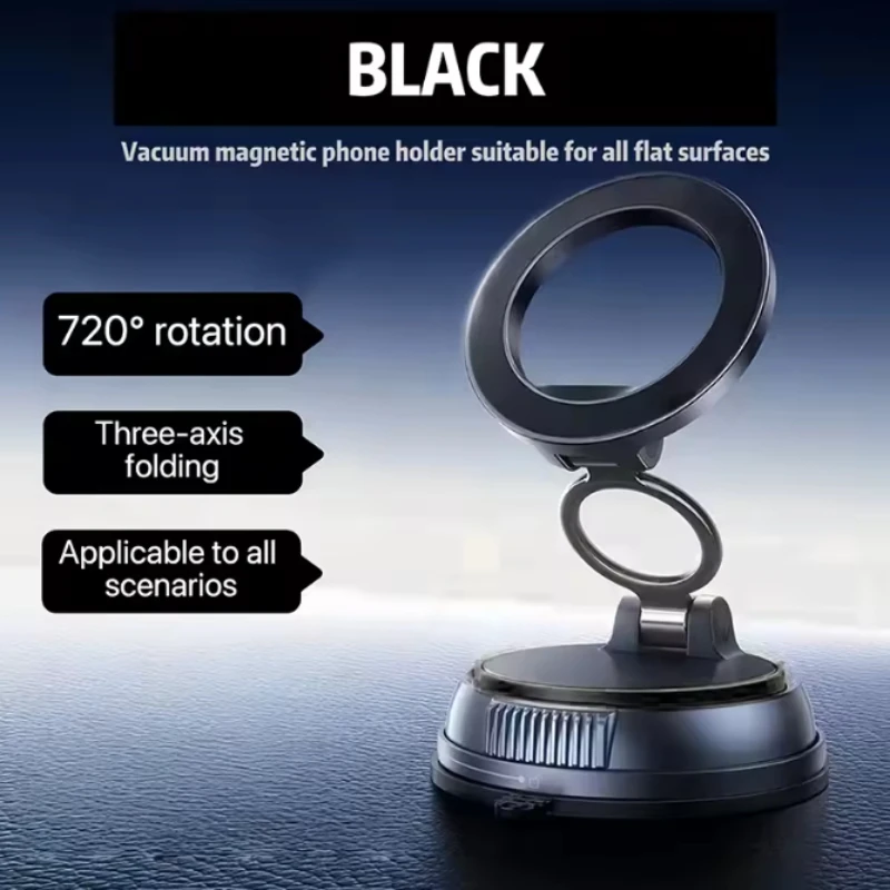 720 ° حامل هاتف MagSafe حامل حلقي للهاتف المغناطيسي دواسة القدم قبضة مغناطيسية مناسبة لهاتف iPhone 17 16 15 14 Android للياقة البدنية #2