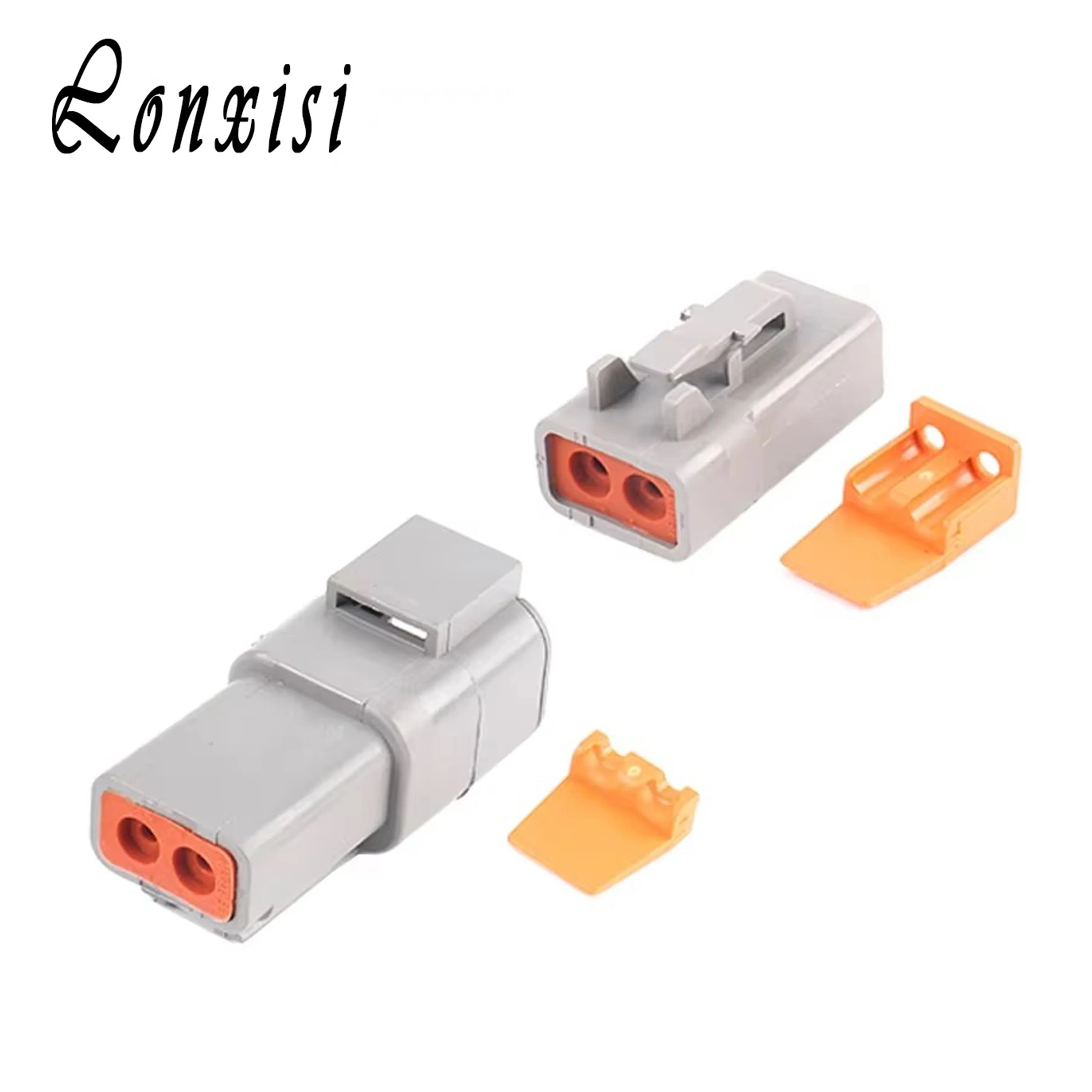 

1/5 Sets 2 4pin Deutsch Auto Imported Connector DTP04-4P DTP06-4S DTP04-2P New Original Spot DTP High Current Series 25A Current