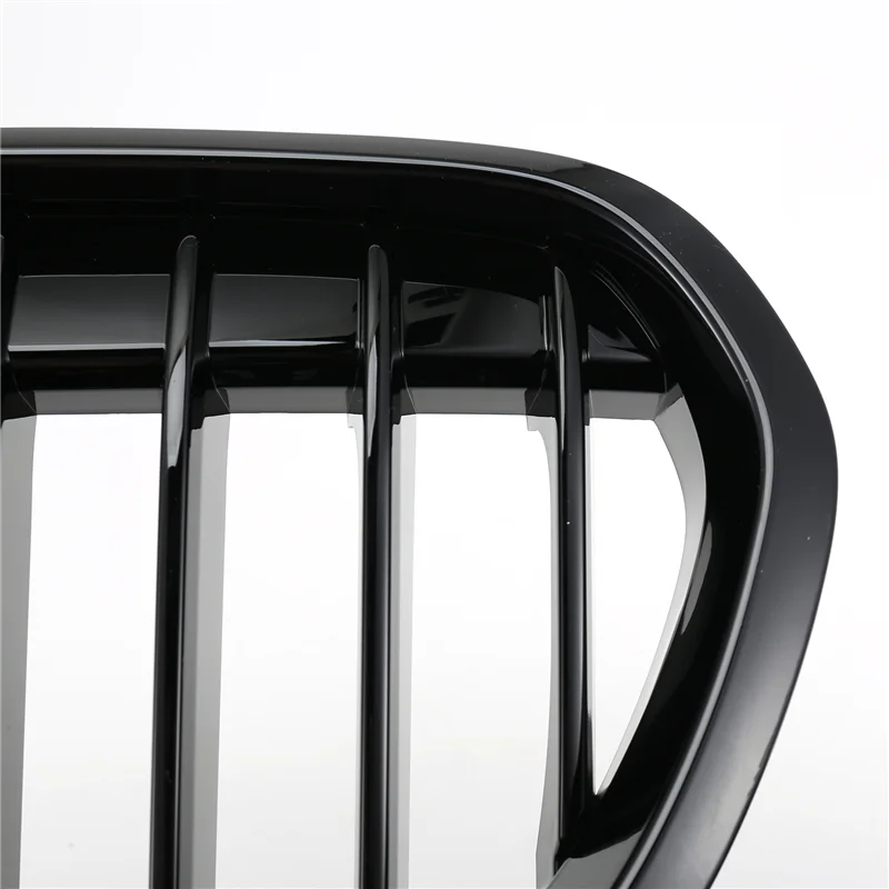 【Prix Goutte! !】 Grille de rein avant 1 jeu de calandre de pare-chocs noir brillant pour BMW F52 série 1 4D 2016-2020
