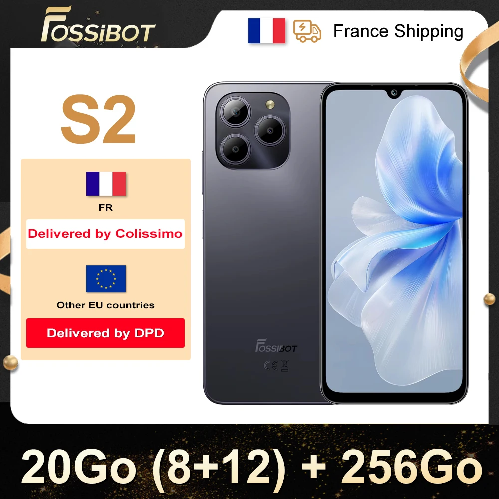 FOSSiBOT S2 20GB(8+12)  256GB Smartphone 6.72