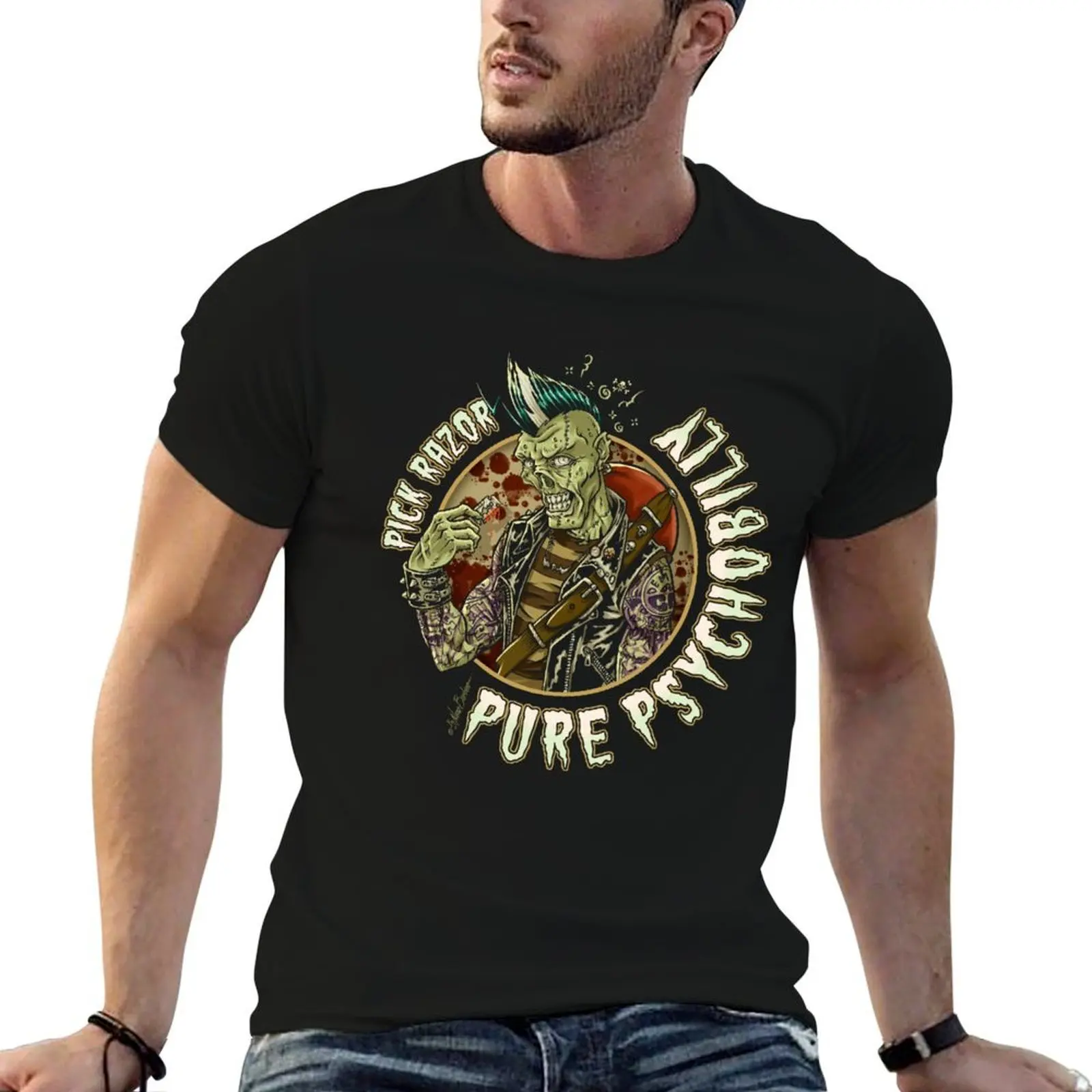 

Pure Psychobilly T-Shirt man t shirts graphic mens graphic t shirts T-Shirt