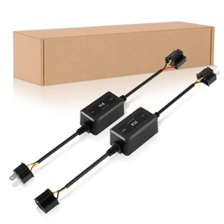 LED Canbus Anti Flicker Bulb Error Decoder H4 H7 H11 H13 9004 9005 9006 9012 Resistor Canceller Adapter for Car Headlight Bulb