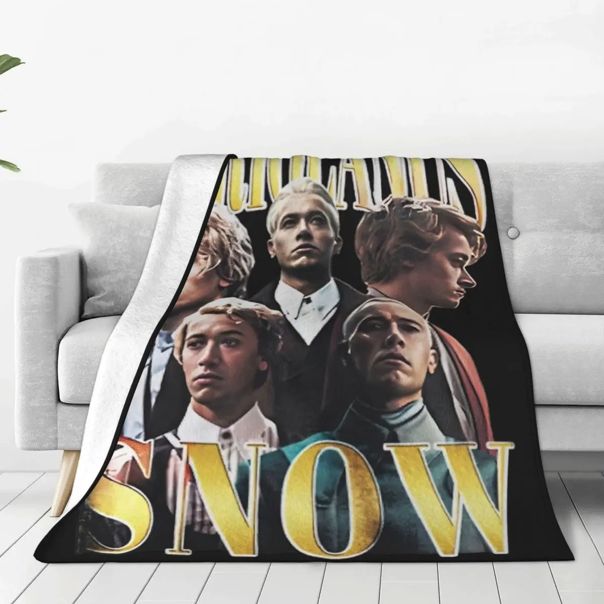 Relax Coriolanus Snow Bootleg Blanket Home Decorative Tom Blyth Hunger Games Throw Blankets Lightweight Thin Flannel for Travel