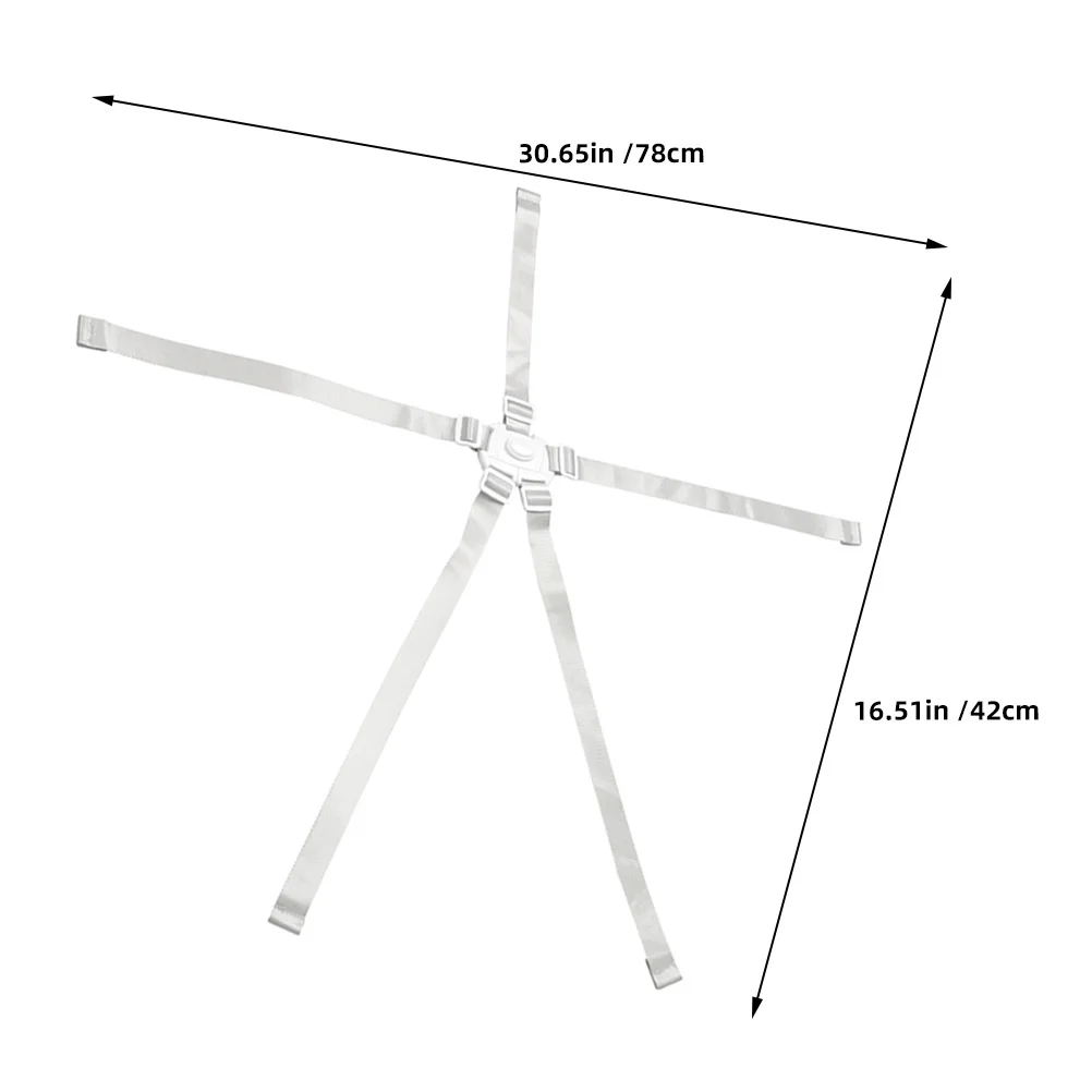 5 قطع من حزام أمان الأطفال قابل للتعديل، حزام كرسي أطفال عالمي لعربة الأطفال العالية، حزام أمان للكرسي العالي، خفيف الوزن #4
