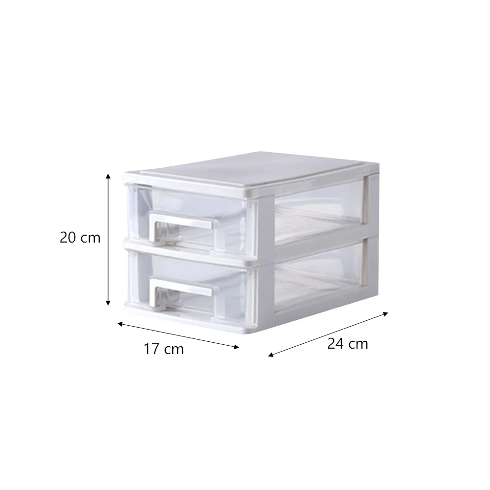 Storage Shelves Sundries Holder Drawer Type Closet Organizer Make up Cabinet Office