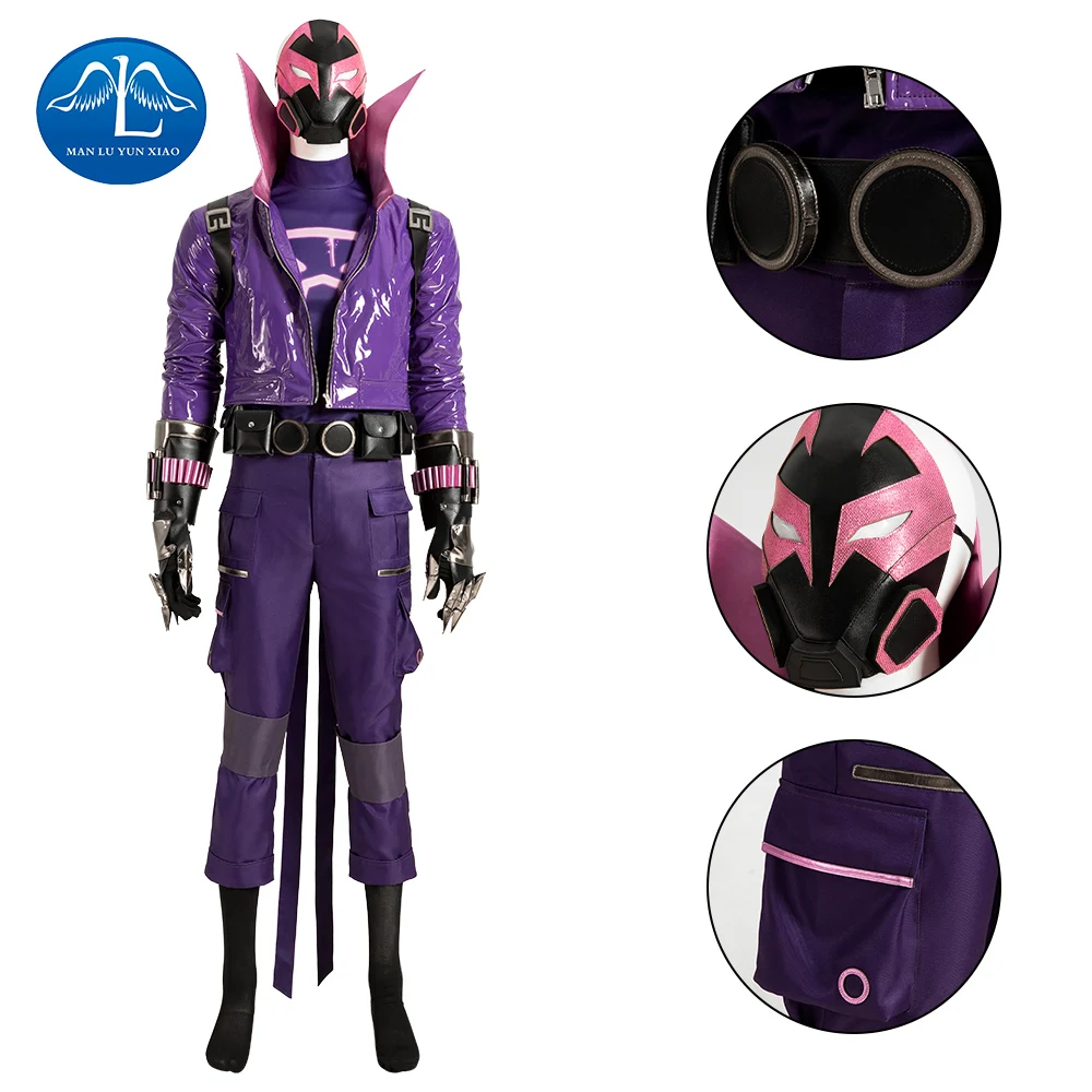 

Spider2 Prowler Miles Morales Cosplay Custom Halloween Battle Suit Customes for Men Anime Sets