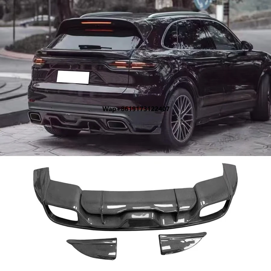 

High Quality Carbon Fiber Rear Bumper Diffuser Splitter for 18-23 Suv Coupe Rear Diffuser Spoiler Car Bodykit
