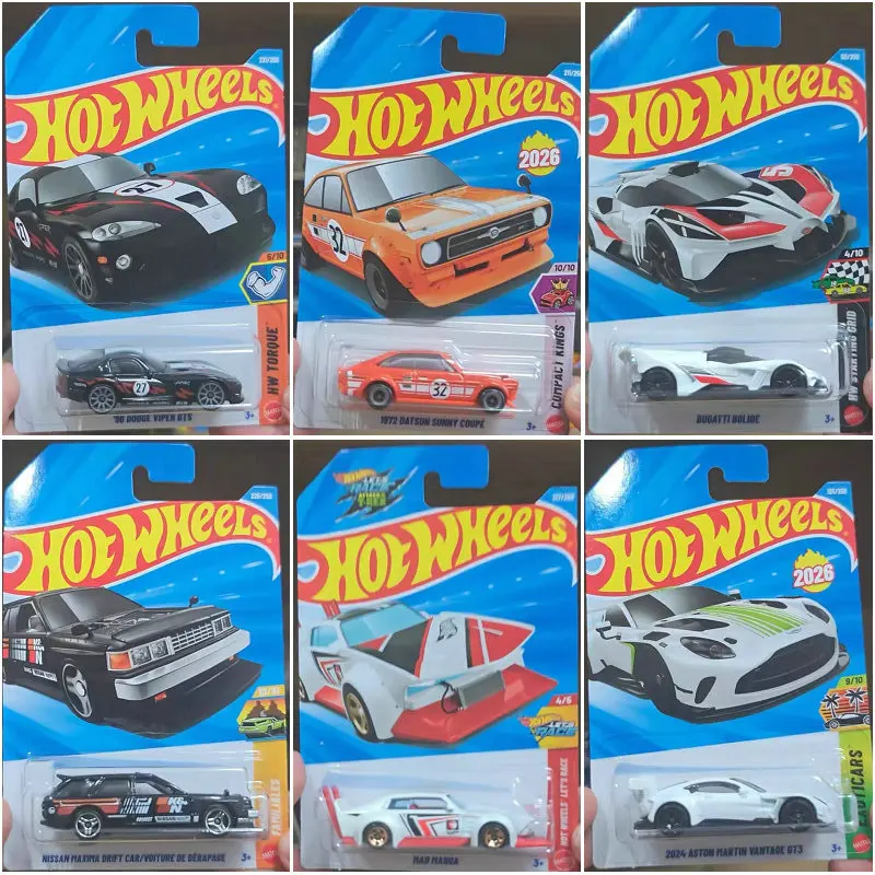 Hot Wheels - Coche Deportivo de Aleación, Juguete para Niños, Bugatti Martin Dodge Rampage Comic Rampage 2026L, Nuevo Coche de Juguete Fundido a Presión