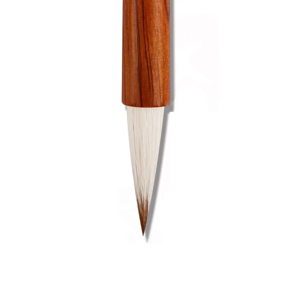 

Oil Watercolor Chinese Calligraphy Brush Wolf Hair Oil Painting Scriptures Writing Brush Wood Art Paint Brush Drawing Tool
