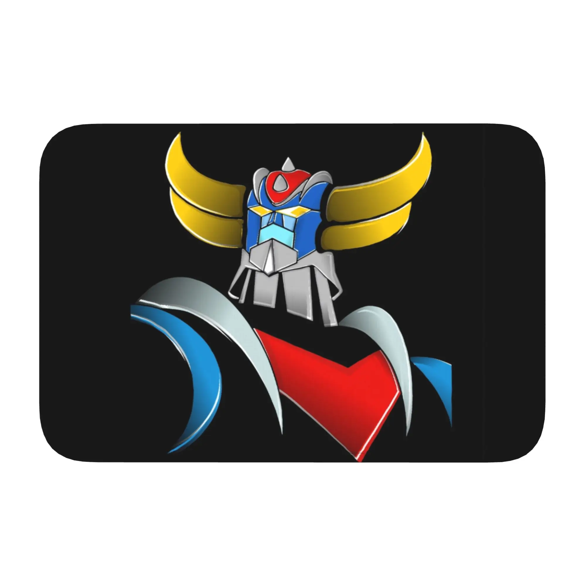 Custom Goldorak Grendizer Front Door Floor Entrance Mats Outdoor Anime UFO Robot Goldrake Bath Kitchen Doormat Toilet Carpet Rug