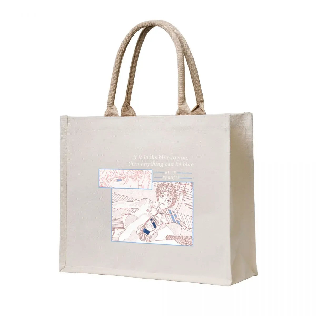 

Blue Period ''MY BLUE WORLD'' Manga Tote Bag Lady bags Beach bag Women's bags