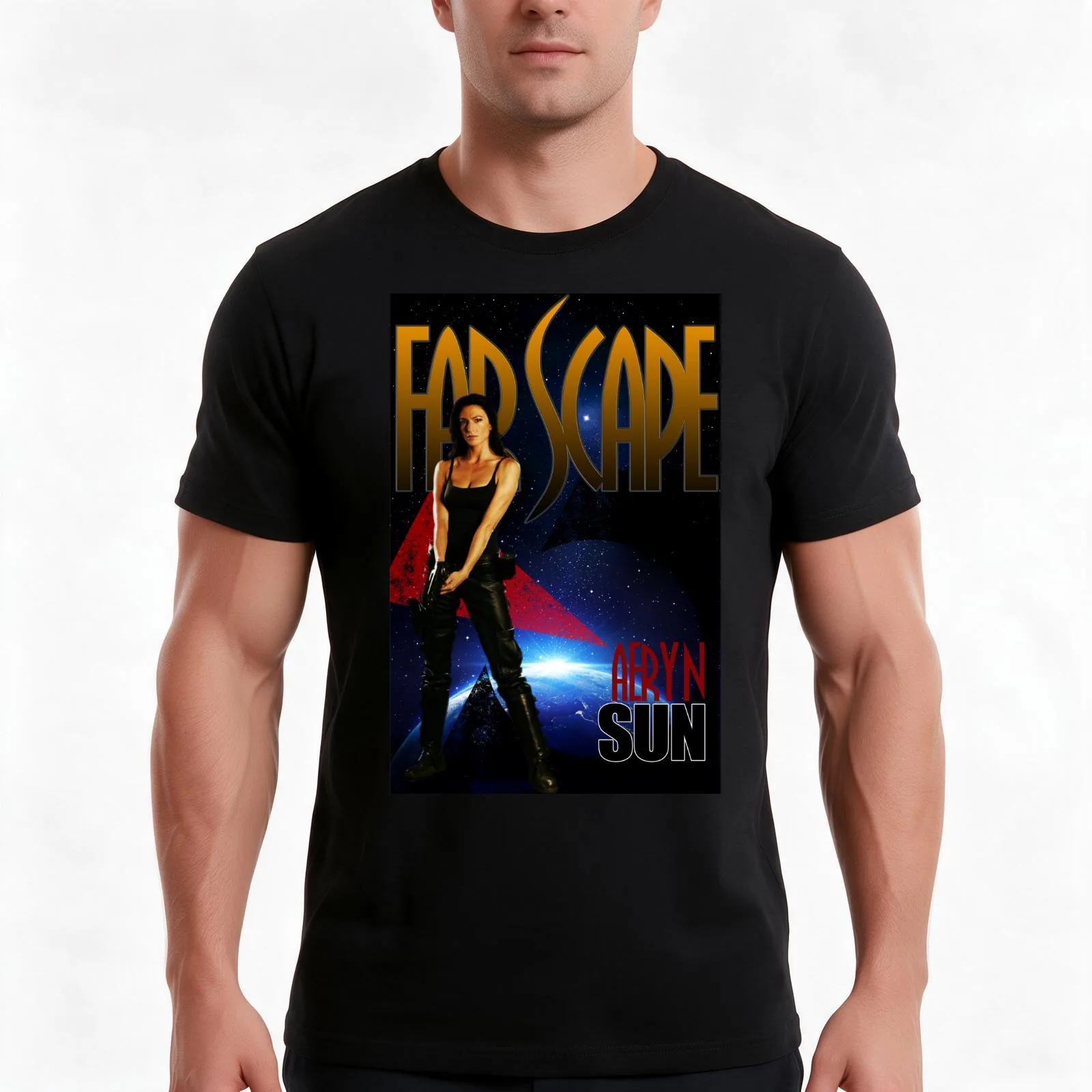 Peacekeeper Aeryn Sun T-Shirt Summer Casual Cotton Tee Oversized Streetwear Tops Vintage Graphic Print Unisex Men Women