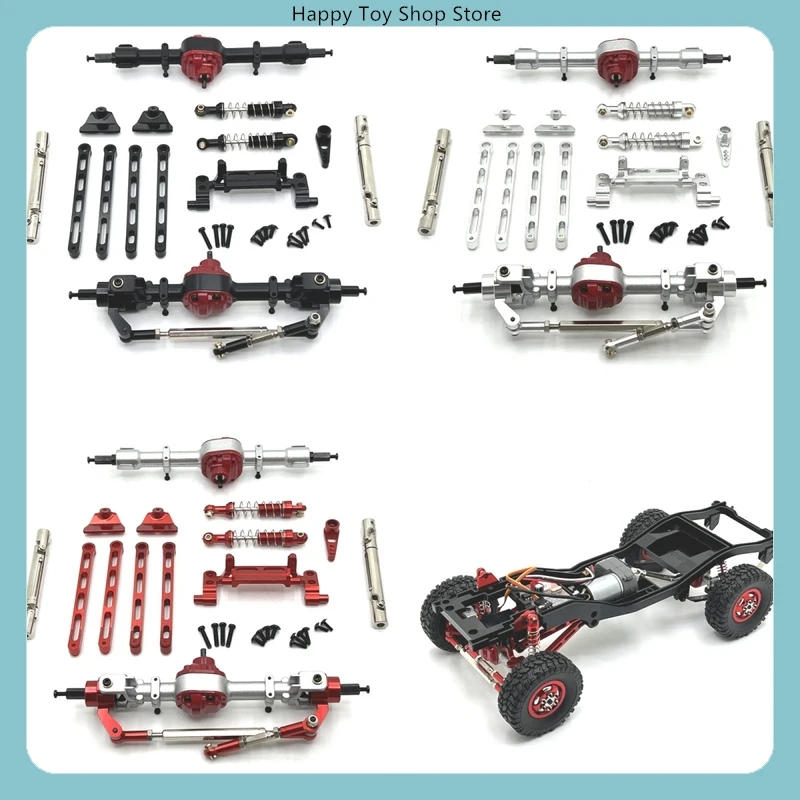 

1/12 Scale MN82 LC79 MN78 RC Car Accessories - Metal Upgrade Front & Rear Assembly Kit
