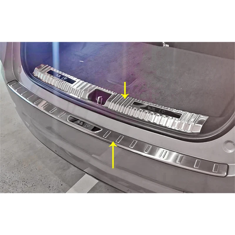 Para placa protectora trasera de coche Leading Ideal L9, tira brillante de parachoques trasero, puerta trasera, tira de protección de maletero, placa protectora de maletero