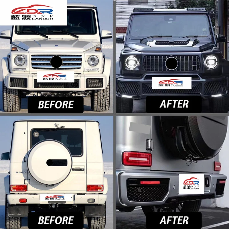 Body Kits For Mercedes-Benz G-Class G Wagon G500 G550 W463 2000-2018 Change to W464 for 2019+ B-Brabus Part Accessories