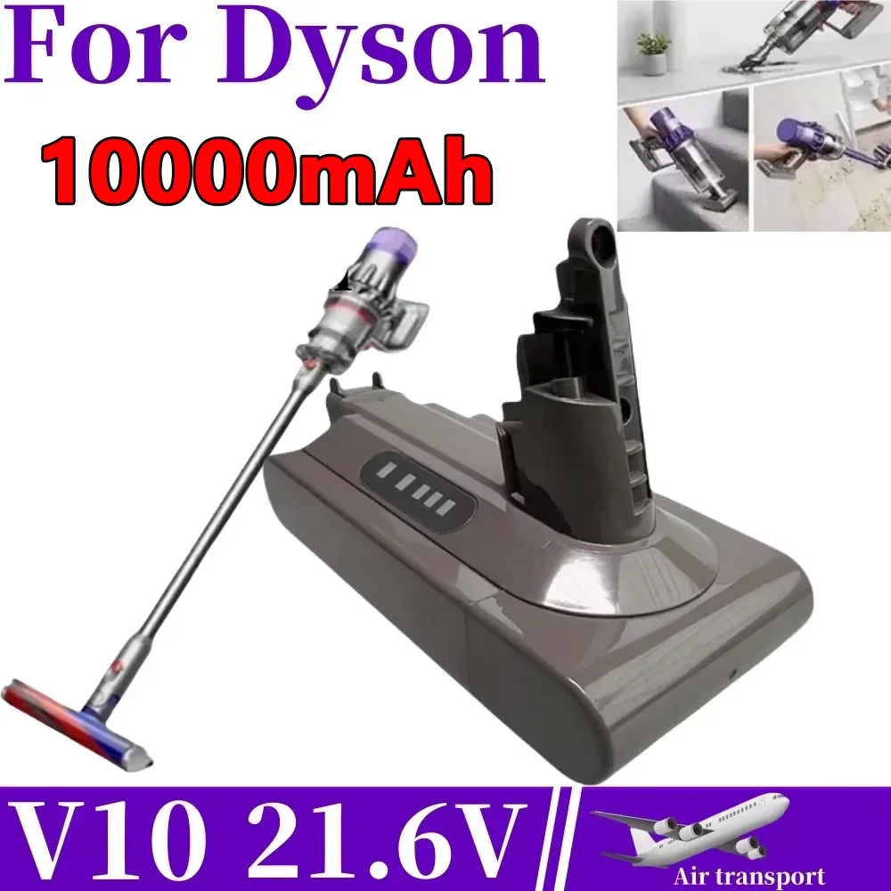 

For Dyson V10 SV12 Rechargeable Battery 25.2V 10000mAh Replaceable Fluffy Cyclone Vacuum Cleaner Battery