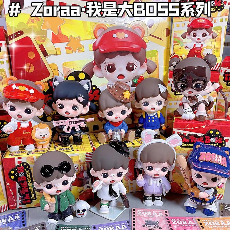 Baby zorra I am Big BOSS Series Blind Box Mystery Box Table Top Display Birthday gift Girl surprise collection toy gi