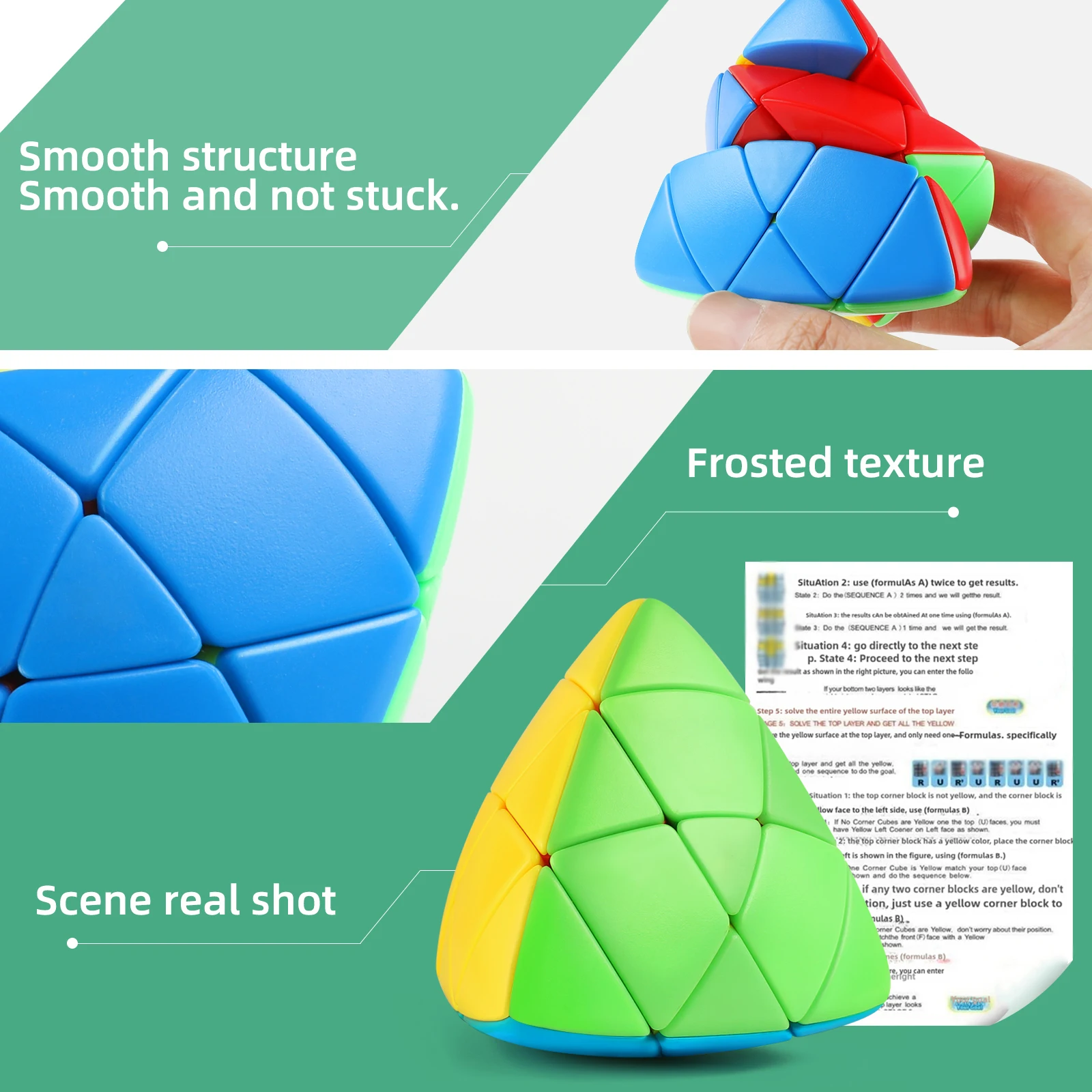 SENGSO Magische Kubus Mastermorphix 3x3 Alien Serie Speciale Vorm Magische Kubus Beroep Puzzel Educatief Speelgoed voor Kinderen