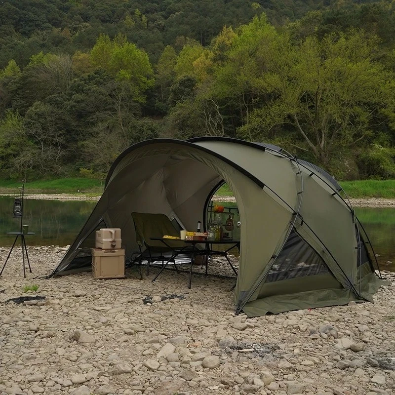 

Elevated outdoor tent, camping portable folding anti-mosquito rain outing tent