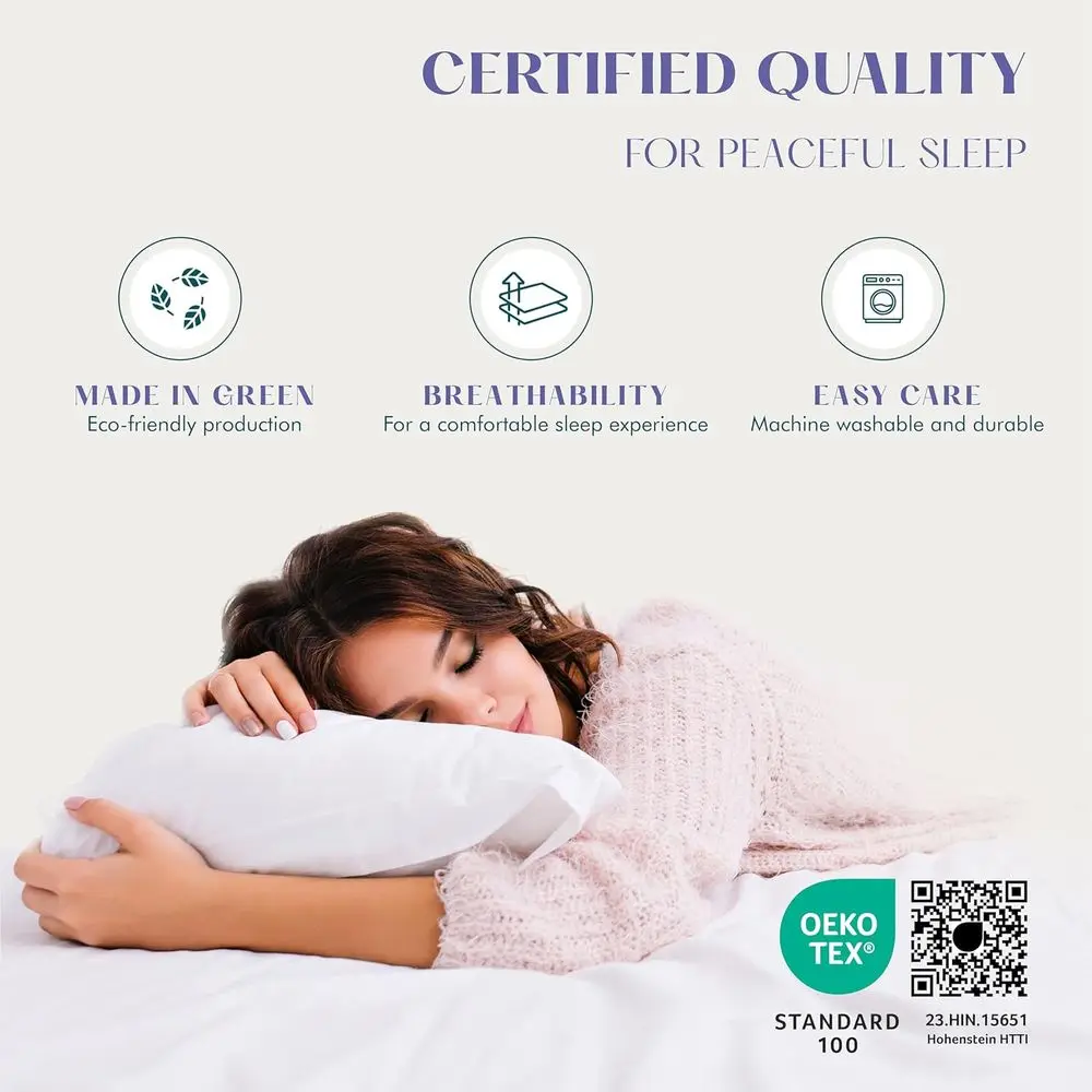 Draps King de luxe en coton égyptien 1500TC, poche profonde, satin doux, literie gris foncé de qualité hôtelière