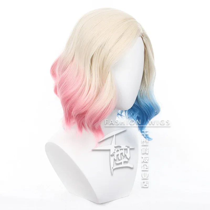 Halloween Wednesday  Enid cosplay wig role play styled colored hair costumes