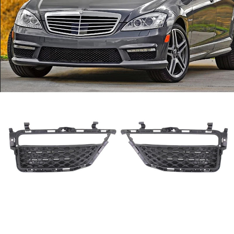 

Fog Lamp Cover Grille For Mercedes S-class W221 S63 S65 AMG 2011-2013 Front Daytime Running Light Fog Lamp Frame Car Accessories