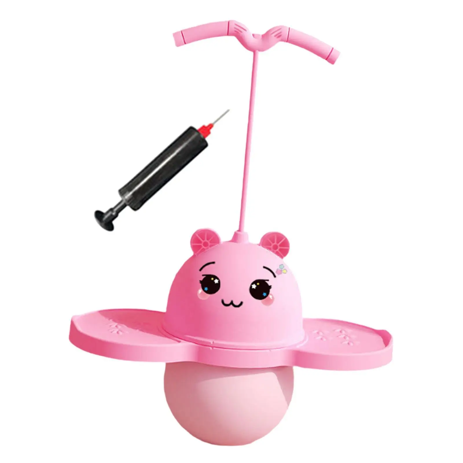 Pogo Ball with Handle with Pump Pogo Stick Jump for Girls Playground