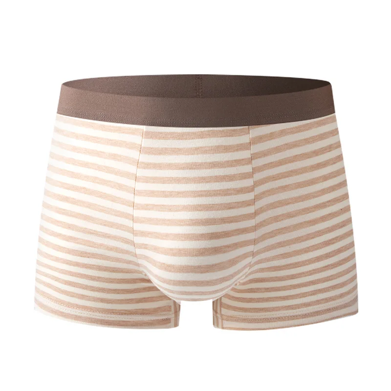 10pcs Seamless Panties Stripe Boxers Man Cotton Shorts Men Men's Boxer Briefs Sexy Tоy Mens Underwear Male Boxers Underpants